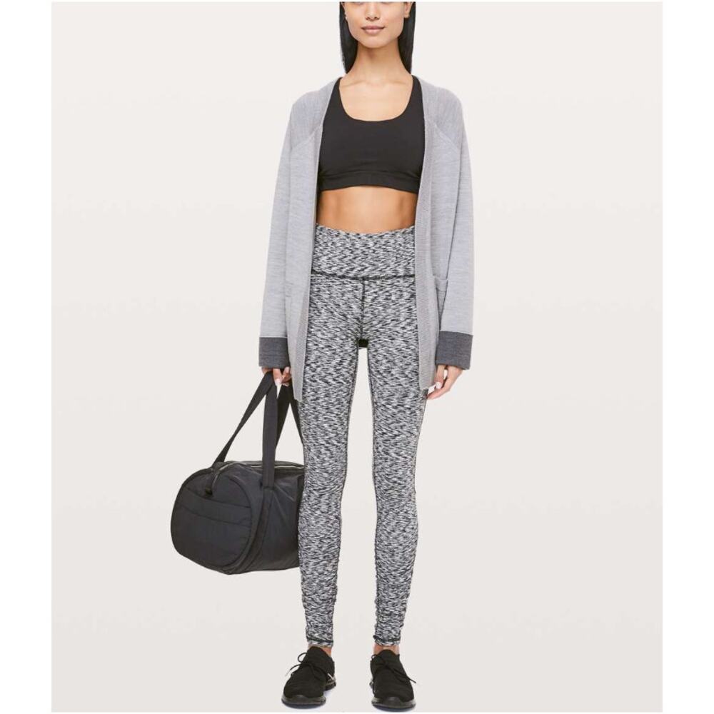 LULULEMON Ready To Rulu Tight 28 Space Dye Black White High Rise Womens  Size 6